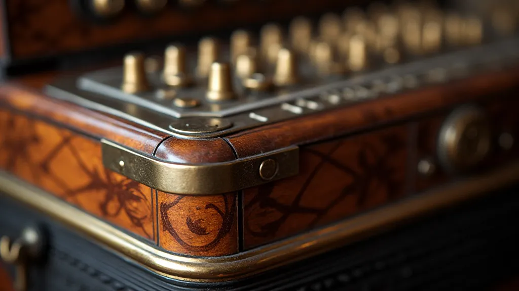 Vintage accordion detailing