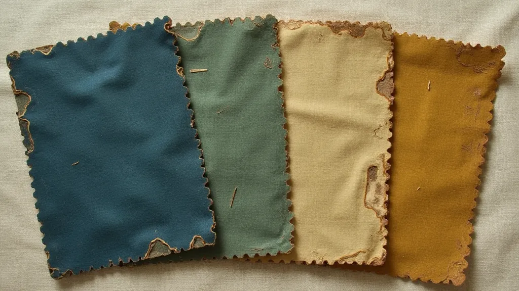 Vintage fabric samples